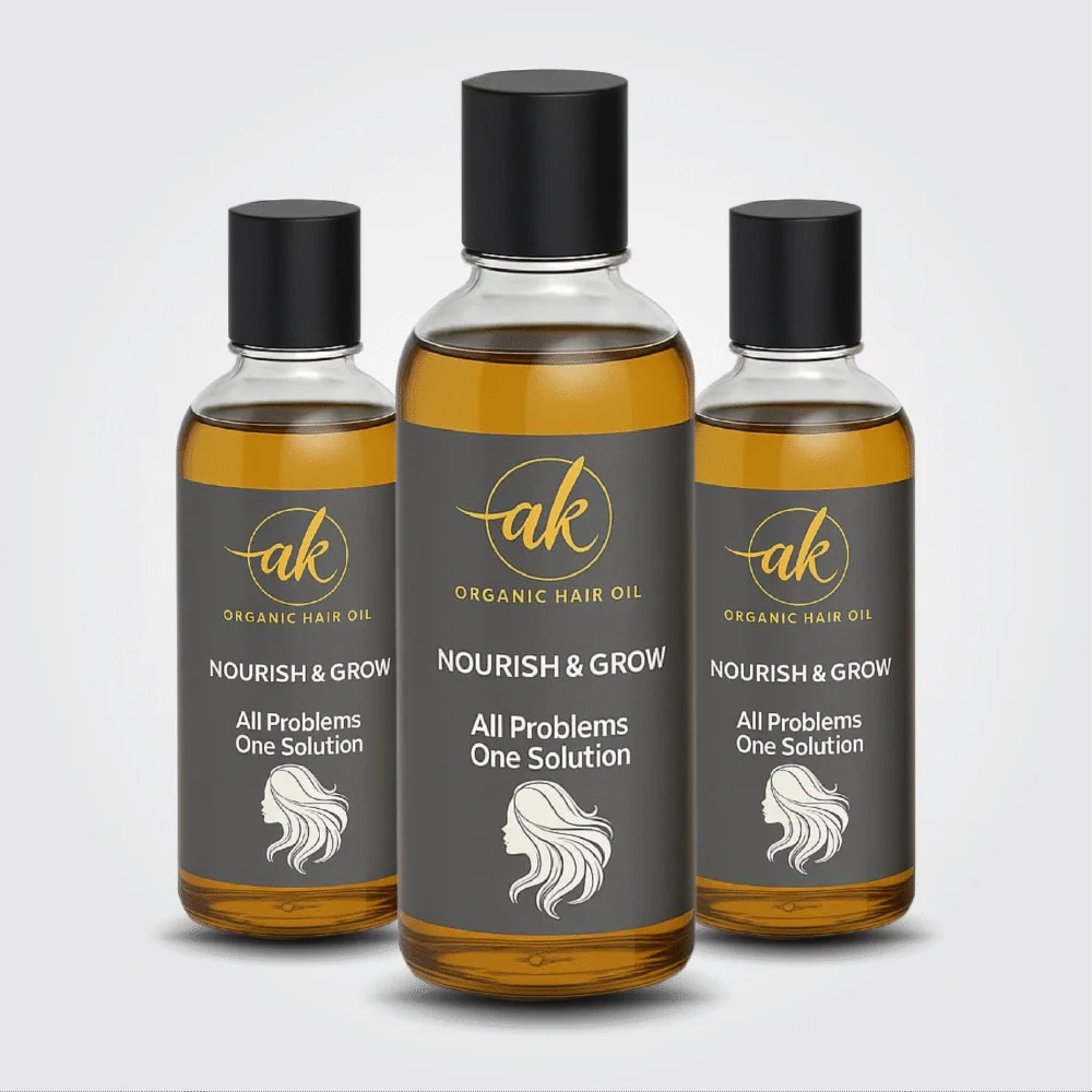 Ak Organic Hair Oil Pack-3